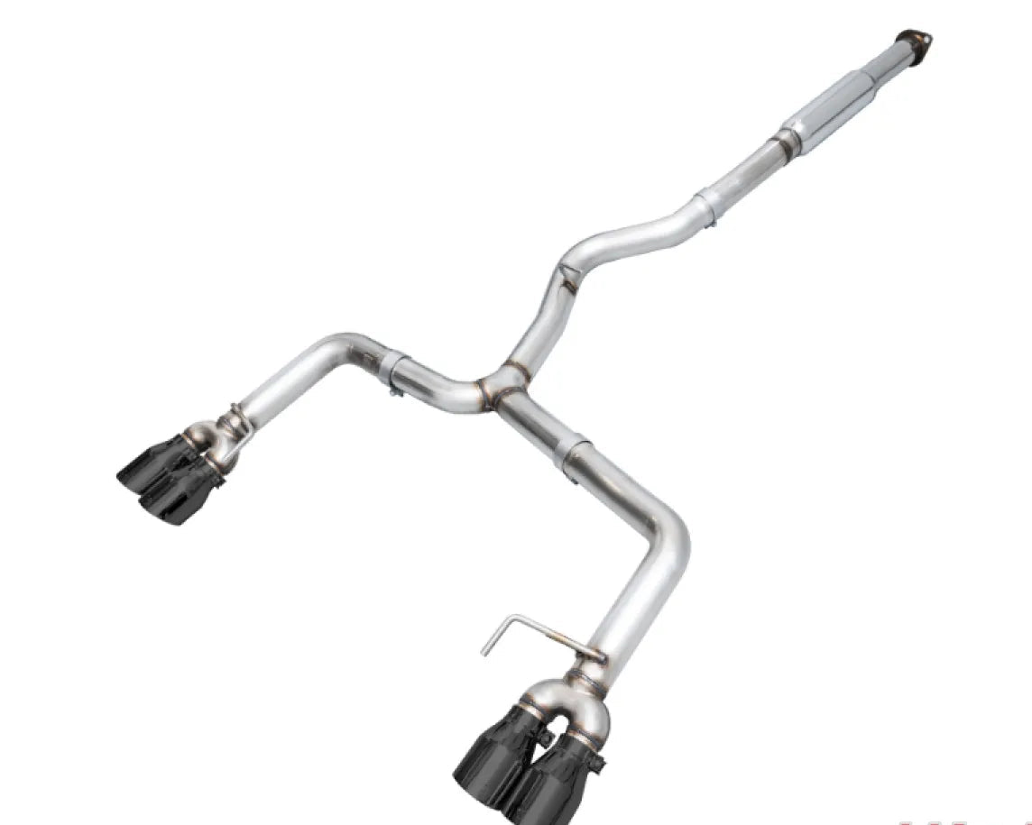 AWE Tuning Track Edition Exhaust | 3" Diameter | 4" Quad Diamond Black Tips Subaru WRX|WRX STI 2012-2021