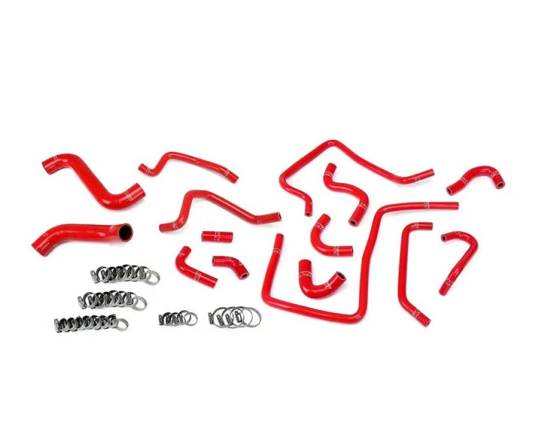 HPS Performance Products Black Silicone Radiator and Heater Hose Kit for 2002-2003 Subaru WRX 2.0L Turbo