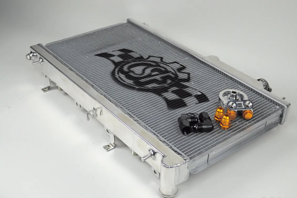 CSF All-Aluminum Radiator for 08-14 Subaru WRX & STI with Built-in Oil Cooler