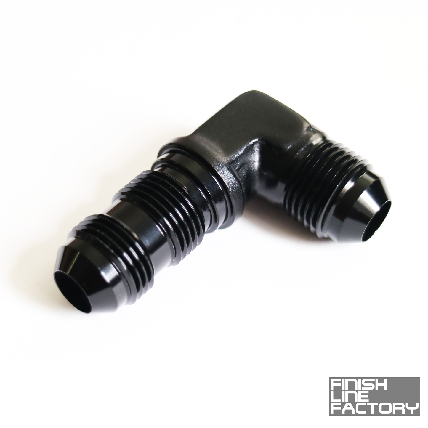 FLF 90 Degree Bulkhead Adapter - 10 AN