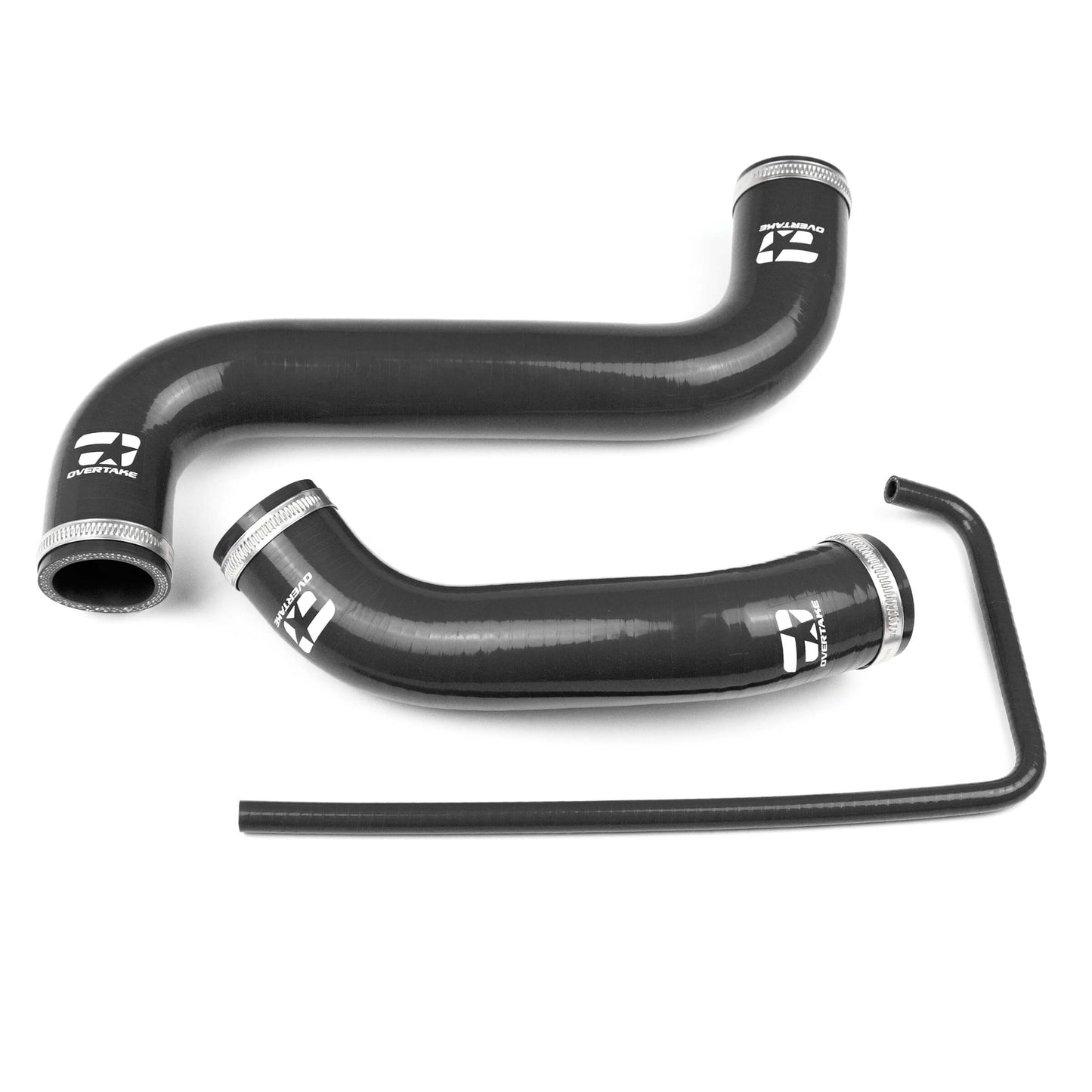 Overtake Radiator Hose Kit BLACK - Subaru 02-07 Impreza / WRX / STI