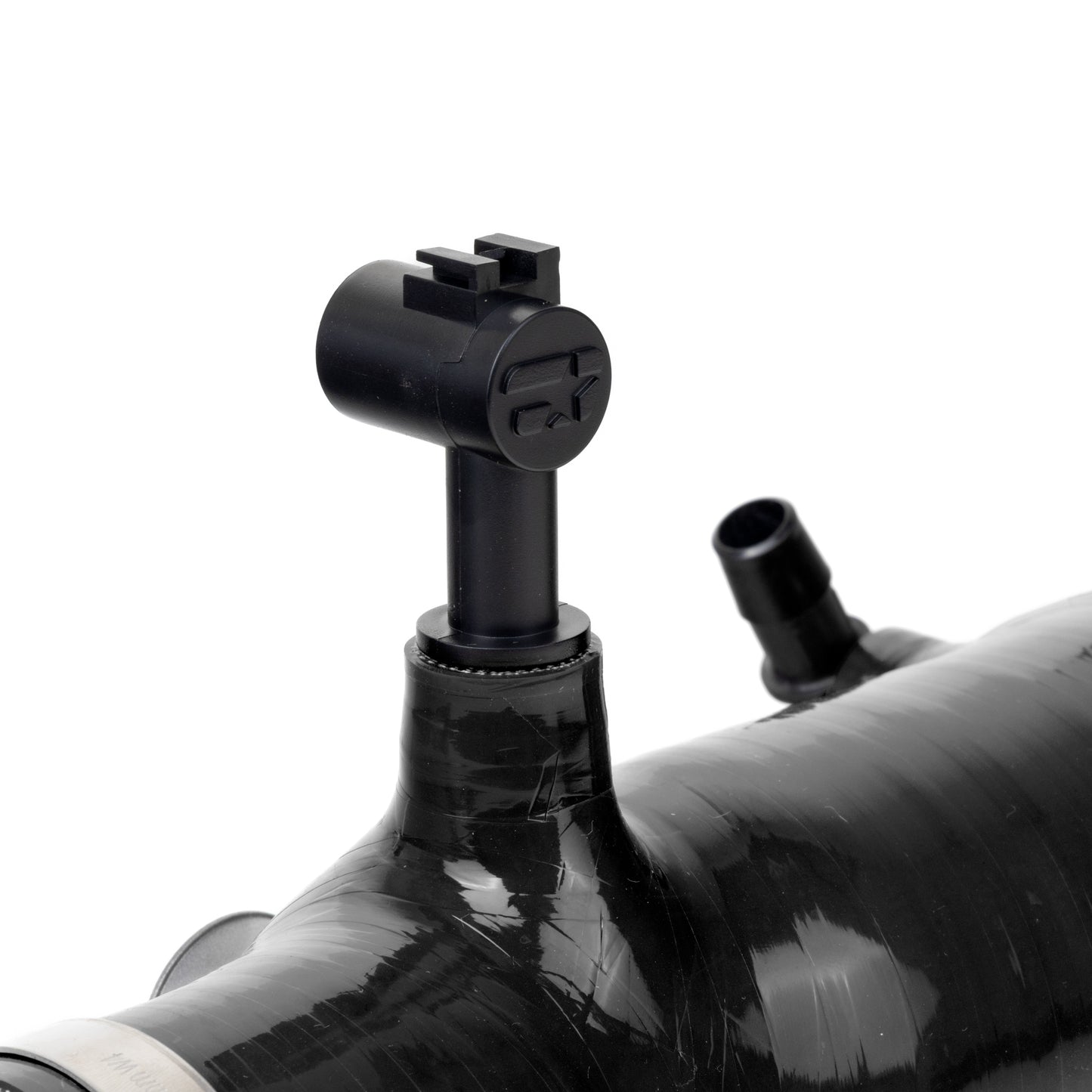 Overtake Silicone Turbo Inlet Hose - Subaru 2008-14 WRX, 2005-09 Legacy GT/Outback XT, 2009-13 Forester XT - Black