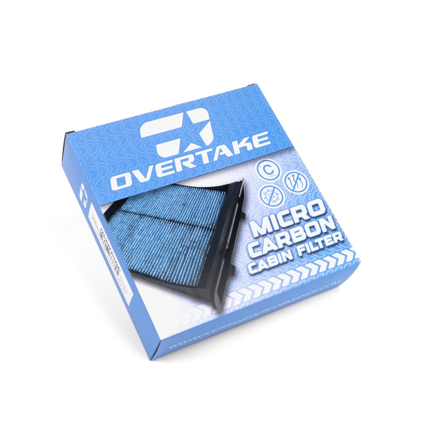 Overtake Micro Carbon Cabin Air Filter - Subaru 08-21 WRX / STI