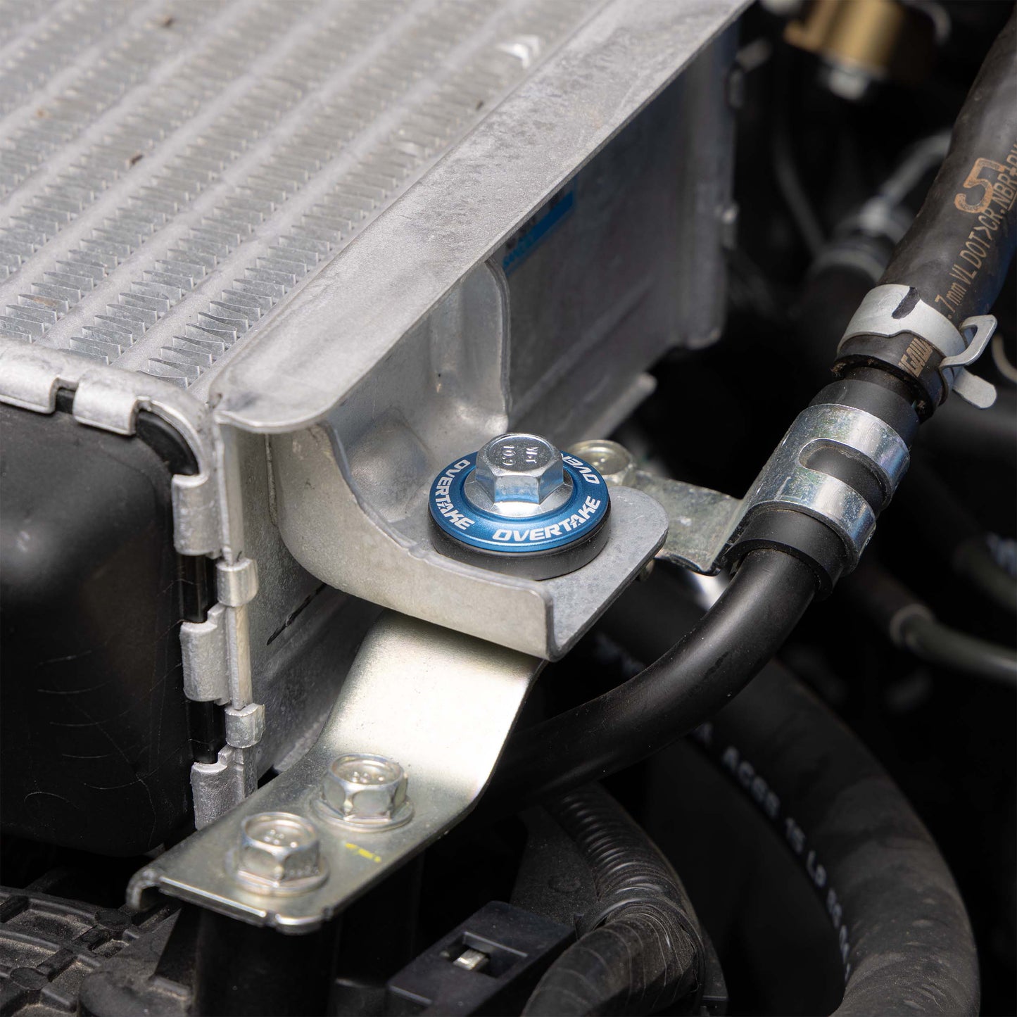 Overtake Top Mount Intercooler Isolator Bushings - Blue