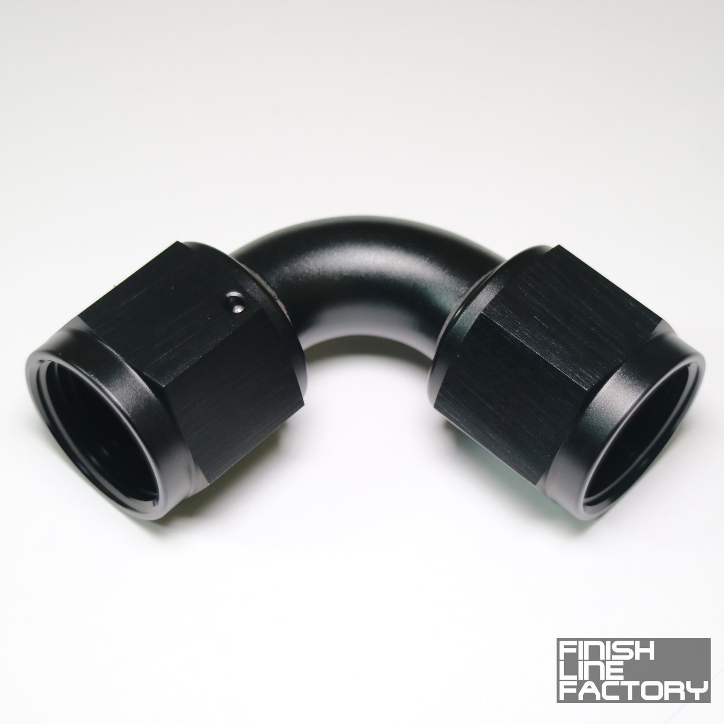 FLF AN to AN Swivel Coupler - 90 Degree - 16 AN
