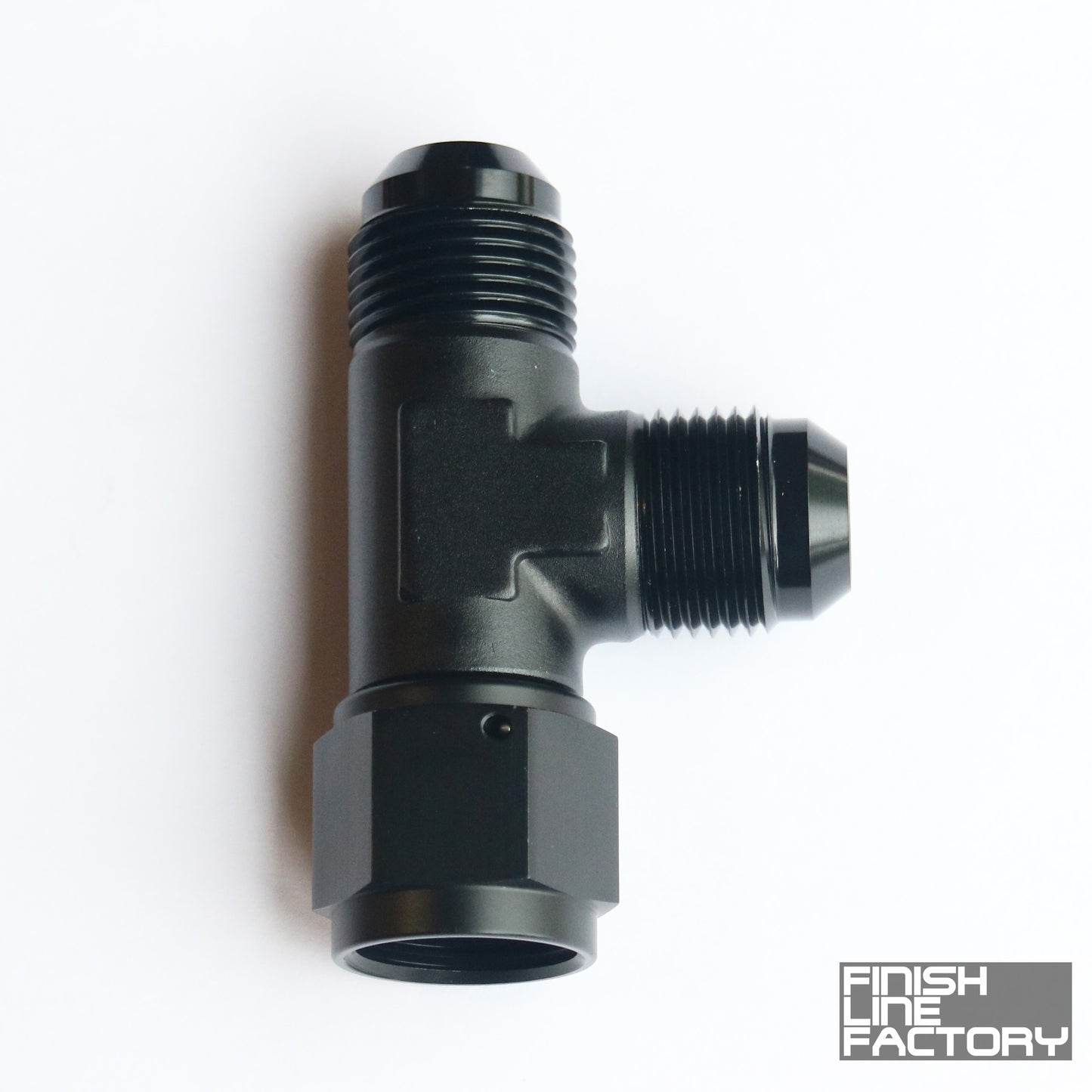 FLF AN Male Tee with Female AN Swivel On Run (MMF) - 16 AN