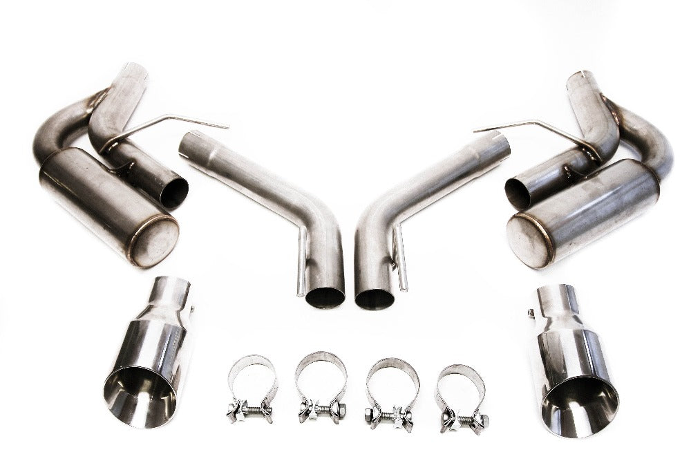 PLM Axle Back Exhaust Chevy Camaro 2.0L 3.6L V6 2016 - 2023 Dual Tips Non-NPP
