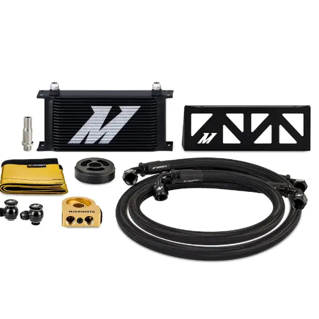 Mishimoto Oil Cooler Kit Toyota GR86 | Subaru BRZ 2022-2024 - Silver Thermostatic