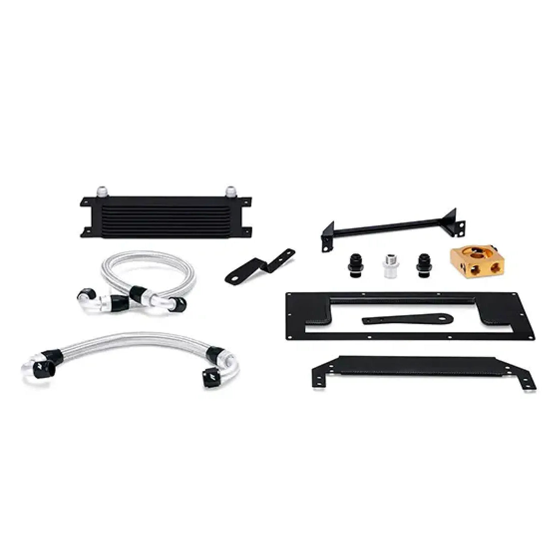 Mishimoto Oil Cooler Kit Mazda Miata 1999-2003 - Black Thermostatic