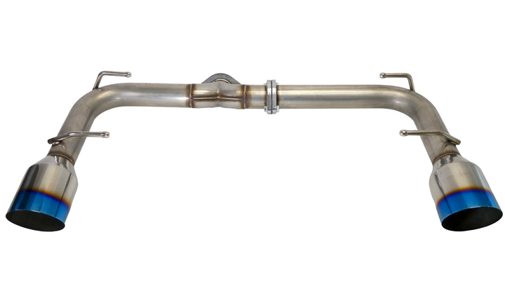 PLM Axle Back Exhaust with Dual Tips 2022+ BRZ GR86 (Burnt Blue Tips)
