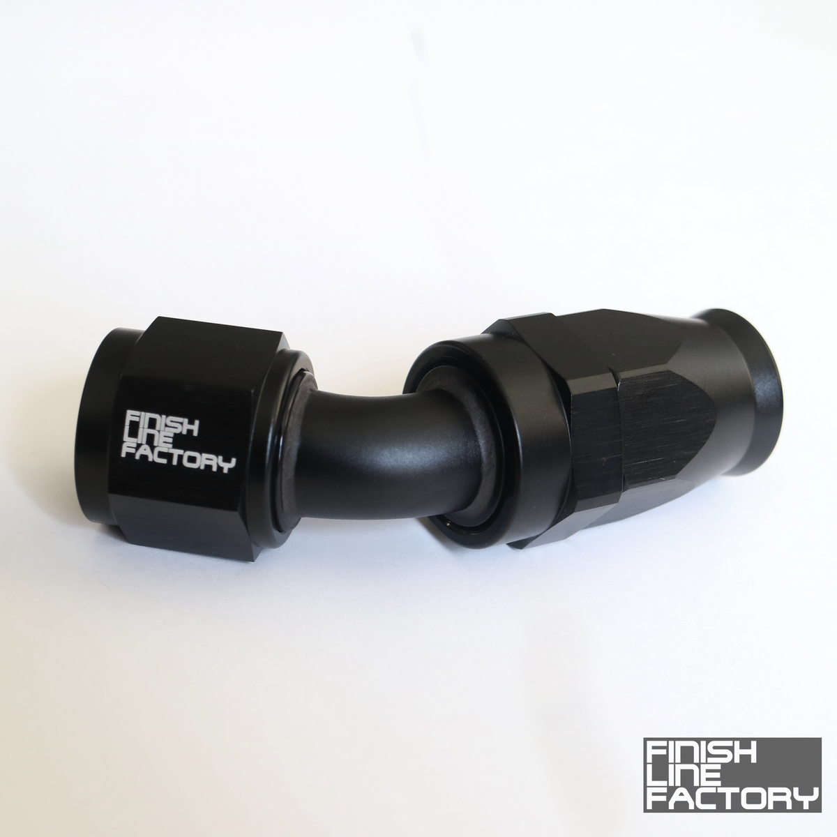 FLF Swivel Hose End (Braided PTFE) - 45 Degree AN - 04 AN