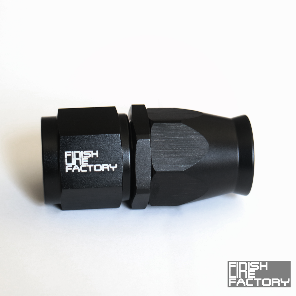FLF Swivel Hose End (Braided PTFE) - Straight AN - 08 AN