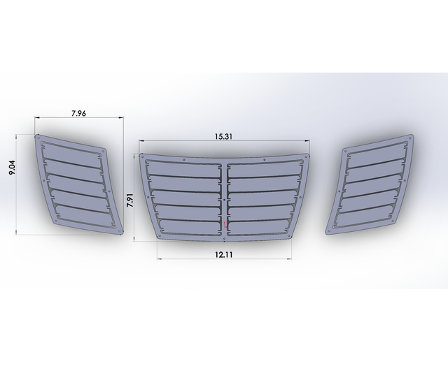 Wide Hood Vent Kit (Universal)