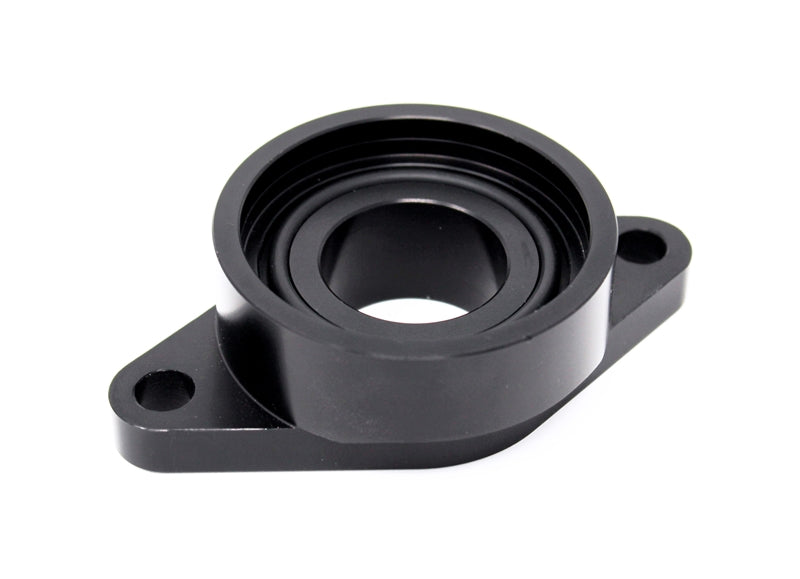 Torque Solution Billet Stock to HKS Blowoff Valve Adapter (Black): Mitsubishi Eclipse / Talon / Laser 1G 90-94