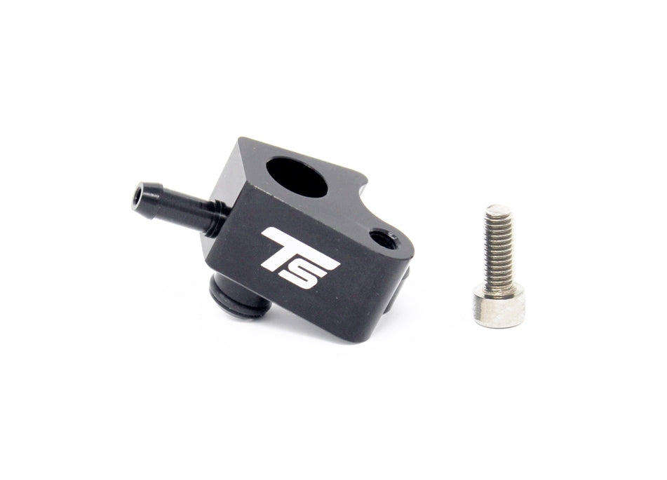 Torque Solution Billet Boost Tap: Ford Focus RS 2016+ / Mustang Ecoboost 15+ / Ford Ranger 2019+ 2.3L Turbo