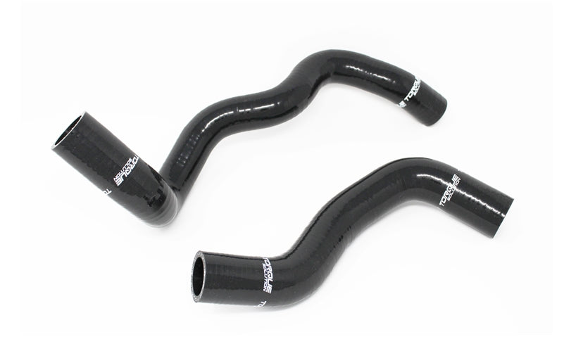 Torque Solution Silicone Radiator Hose Kit (Black): Ford Focus RS 2016+