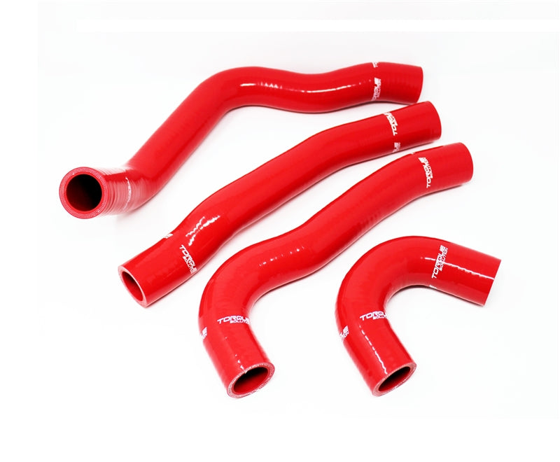 Torque Solution Silicone Radiator Hose Kit (Red): Mitsubishi Evolution X 2008-2015