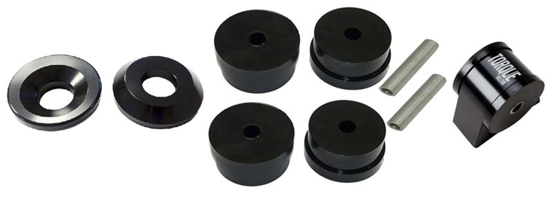 Torque Solution Side / Rear Mount Inserts & Billet Front Engine Mount Combo: Mitsubishi Evolution X 2008-2014