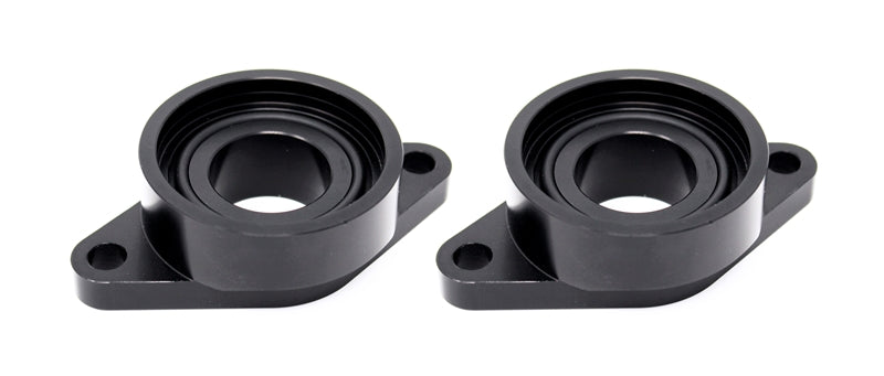 Torque Solution Billet Stock to HKS Blowoff Valve Adapter (Black): Nissan GTR R35 ALL