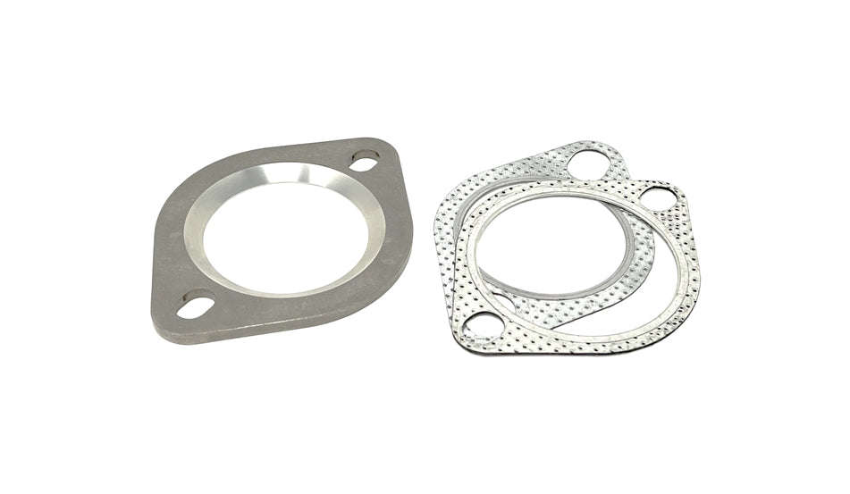 Torque Solution 3" DP To 2.5" Exhaust Adapter: Ford Fiesta ST / Focus ST