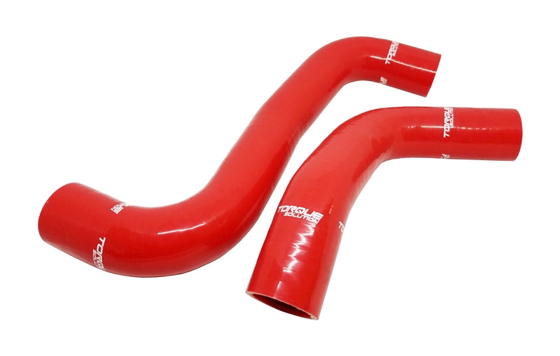 Torque Solution Silicone Radiator Hose Kit (Red): Subaru WRX 08-14 / STI 08-18 / Forester XT 09-13