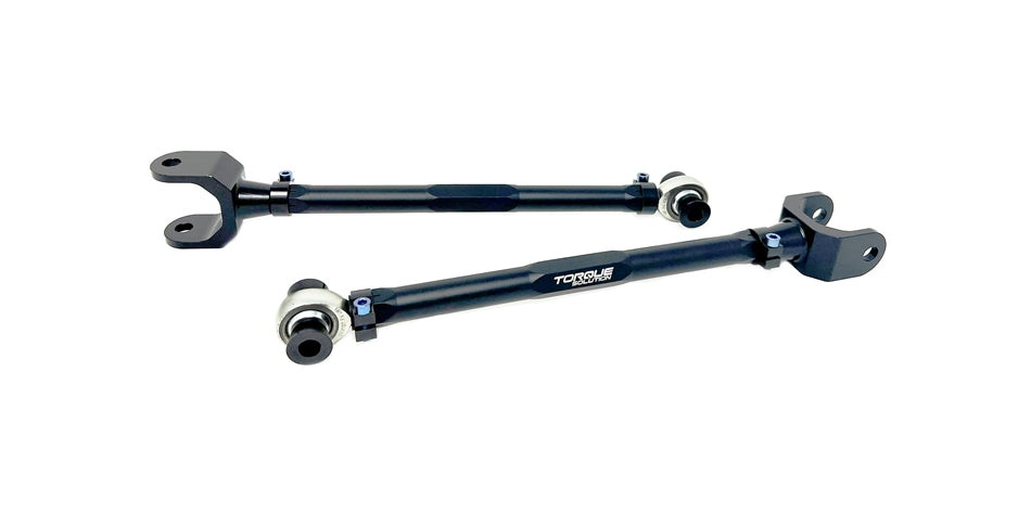 Torque Solution Adjustable Rear Lower Traction Arms: Tesla Model 3 2017+ / Model Y 2020+