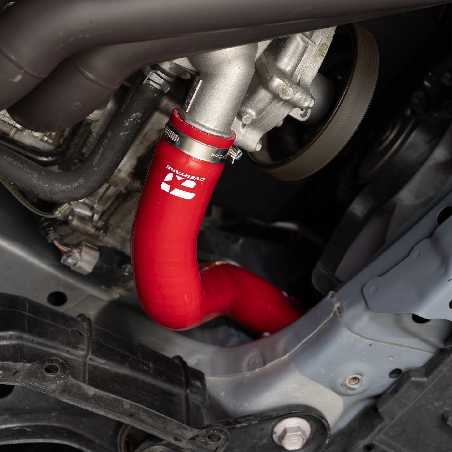 Overtake Radiator Hose Kit - Subaru 2013-25 BRZ / Toyota 2013-25 FRS / 86 - Red