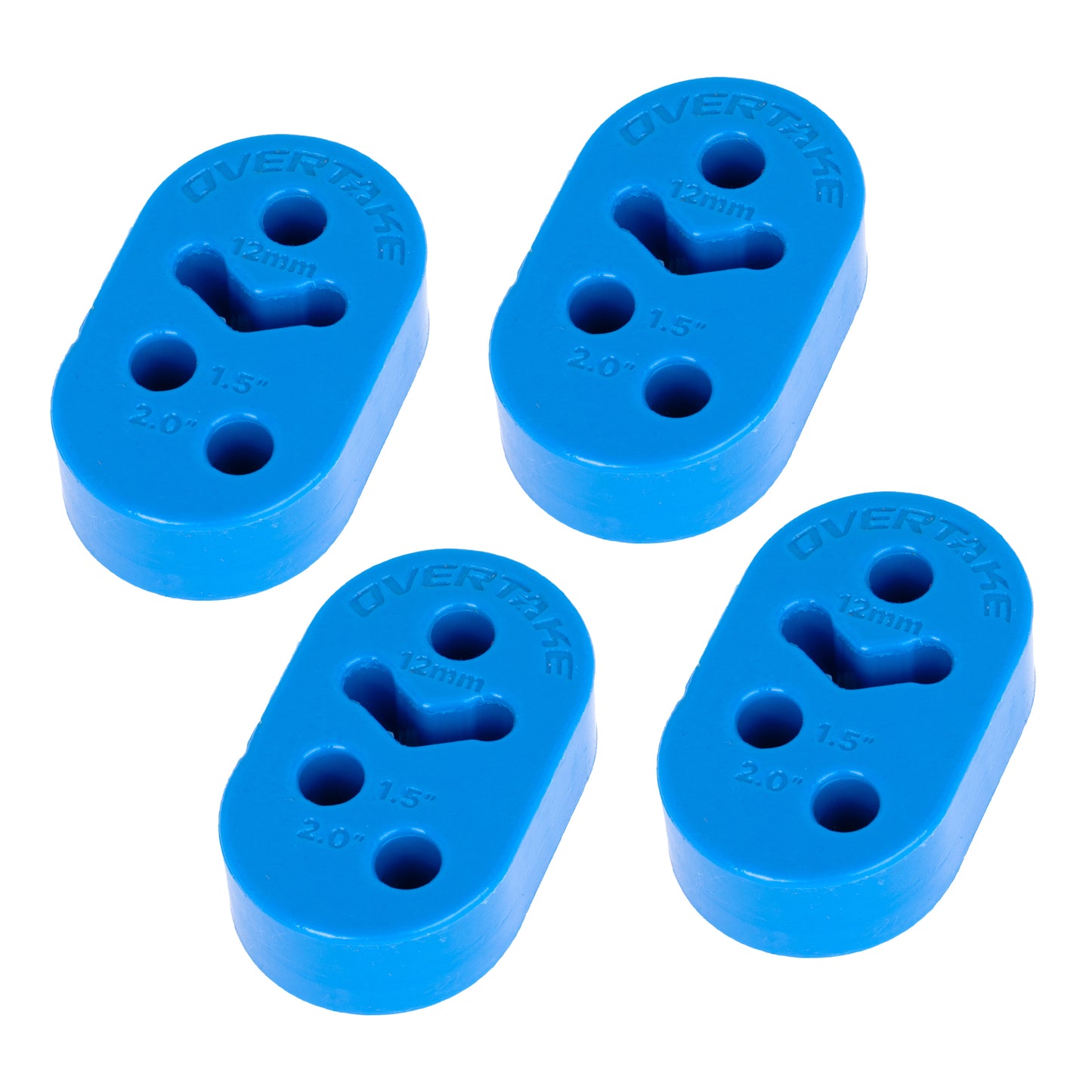 Overtake Adjustable Exhaust Hanger - 12mm Four Pack - Subaru 08+ WRX/STi