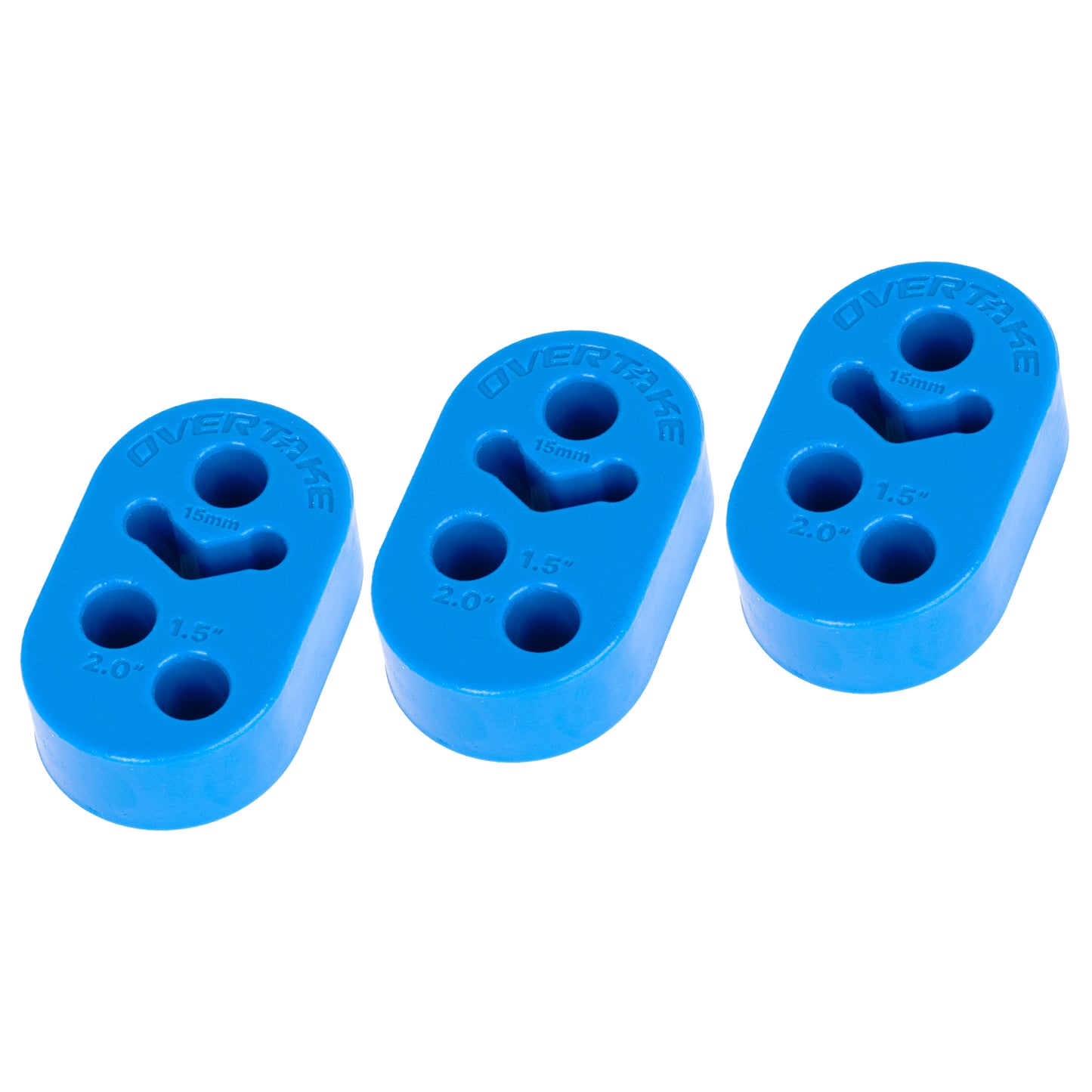 Overtake Adjustable Exhaust Hanger - 15mm Three Pack - Subaru 93-07 Impreza/WRX/Sti