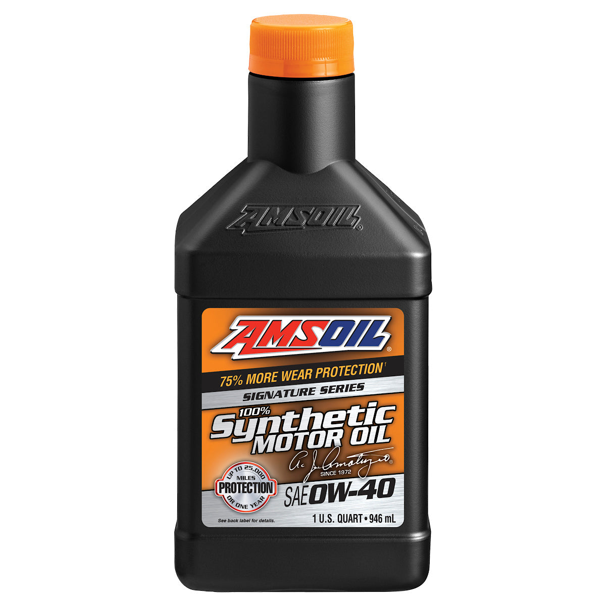 AMSOIL Signature Series 0W-40 100% Synthetic Motor Oil (1QT)