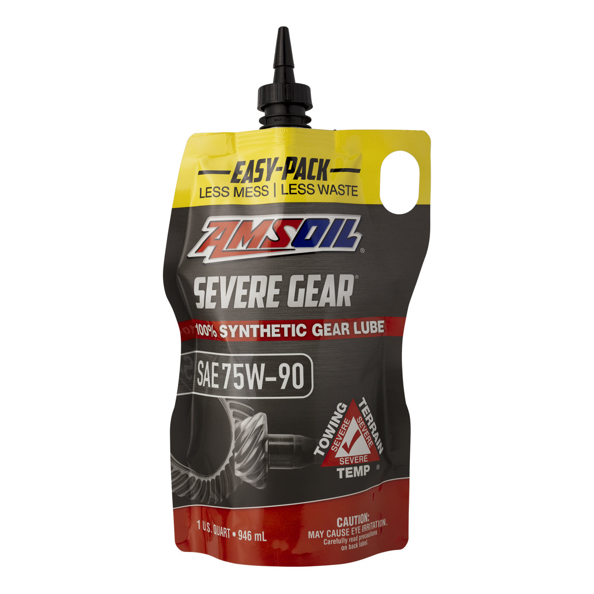 AMSOIL SEVERE GEAR® 75W-90 100% Synthetic Gear Lube (1QT)