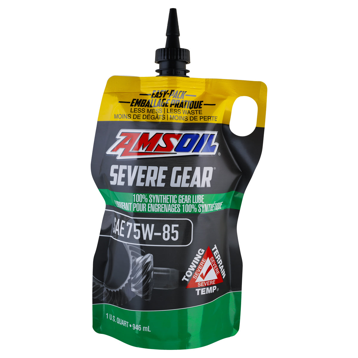 AMSOIL SEVERE GEAR® 75W-85 100% Synthetic Gear Lube (1QT)