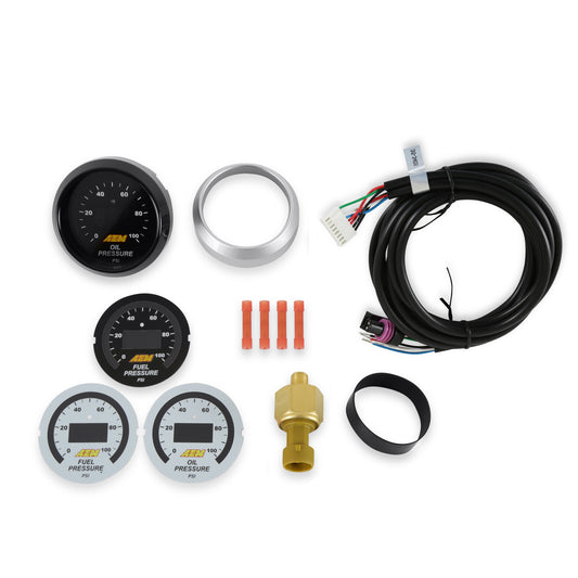 AEM Classic Digital Fuel or OIL Pressure Gauge Kit | 30-4401