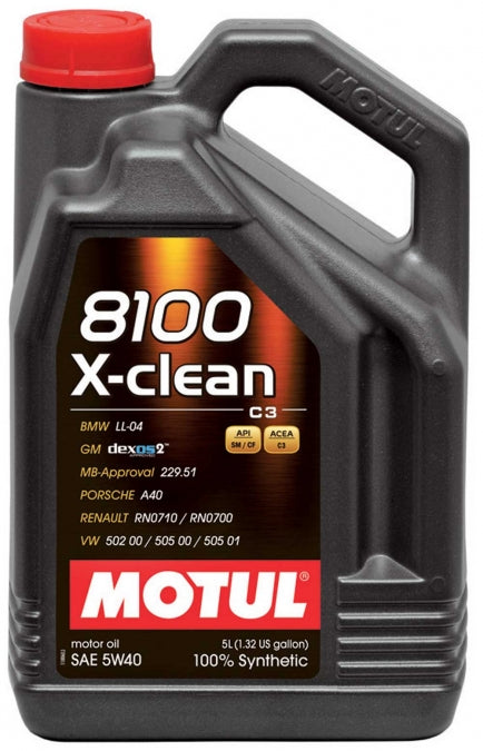 MOTUL 8100 5W40 X-CLEAN (5L)