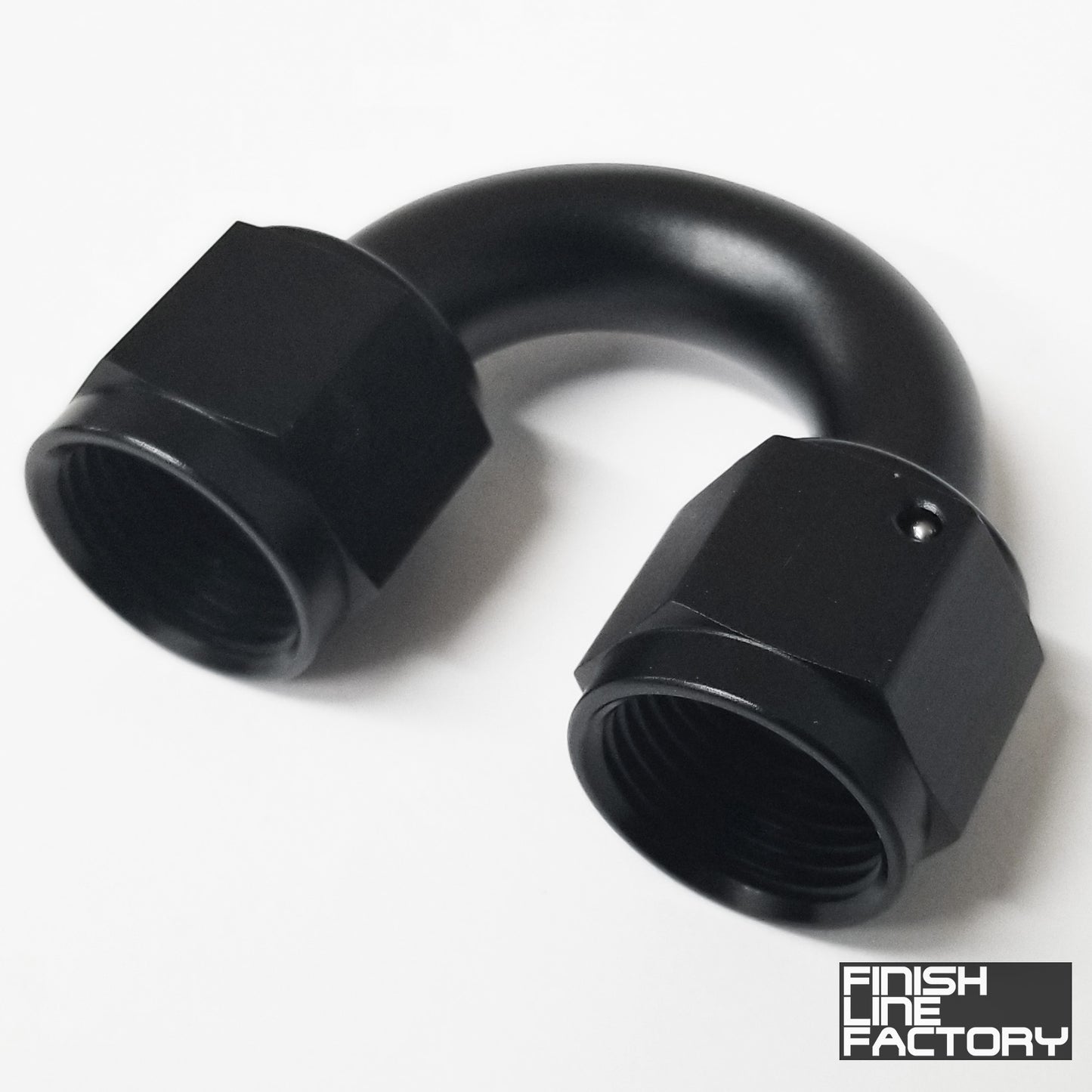 FLF AN to AN Swivel Coupler - 180 Degree - 10 AN