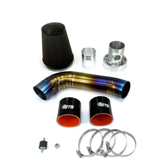 Extreme Turbo Systems Blue, Gold & Purple Finish Burned Titanium Intake Subaru WRX 2022-2024