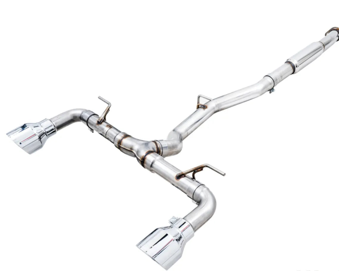 AWE Tuning Track Edition Exhaust | 3" Diameter | 5" Dual Chrome Silver Tips Subaru BRZ|Toyota 86|GR86|Scion FR-S 2013-2015