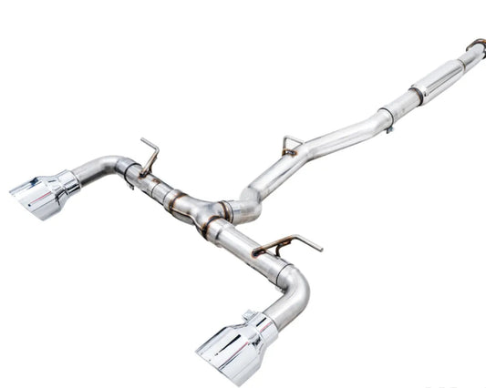 AWE Tuning Track Edition Exhaust | 3" Diameter | 5" Dual Chrome Silver Tips Subaru BRZ|Toyota 86|GR86|Scion FR-S 2013-2015