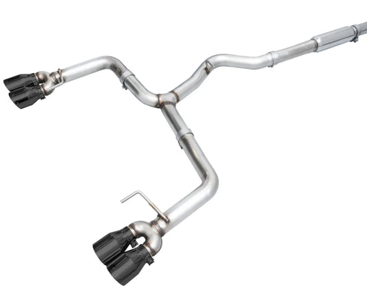 AWE Tuning Track Edition Exhaust | 3" Diameter | 4" Quad Diamond Black Tips Subaru WRX 2022-2025