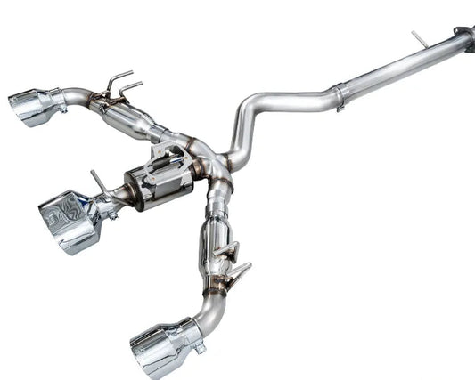 AWE Tuning Tuning Track Edition Exhaust | Chrome Silver Tips Toyota GR Corolla 2023-2025