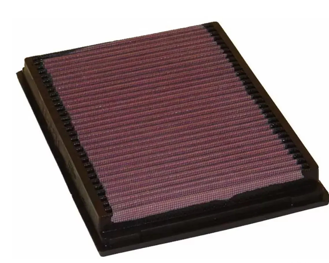 K&N Replacement Air Filter for BMW 318i/325i/330i/M3 1999-2006, Washable Cotton Gauze Panel
