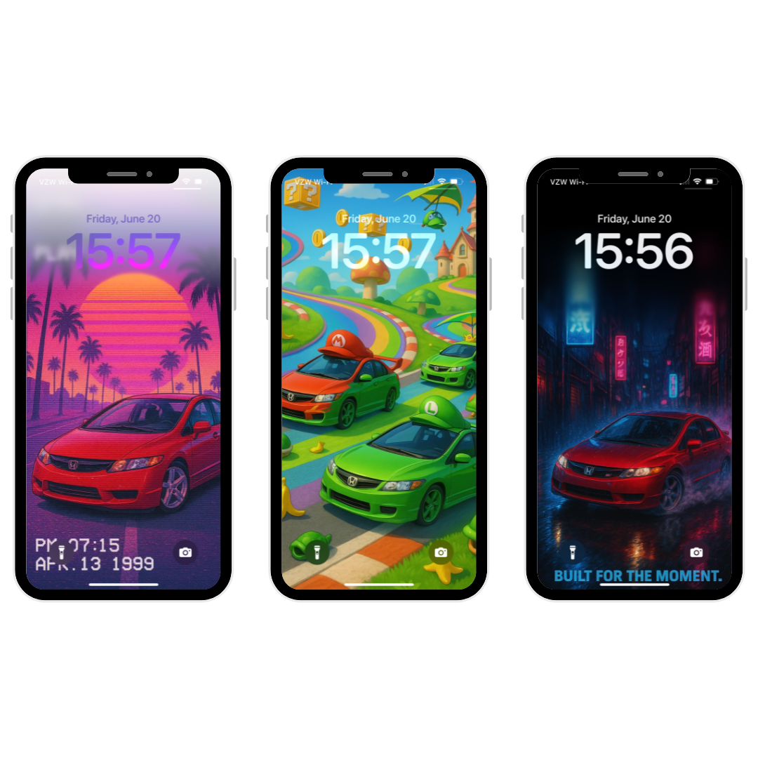 3-Pack Digital Wallpaper