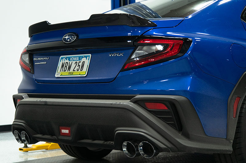 OLM Carbon Fiber Low Profile Trunk Spoiler - 2022-2026 WRX