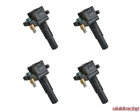 Aceon Set of 4 Ignition Coil Subaru Impreza WRX H4 2.0L 2002-2003