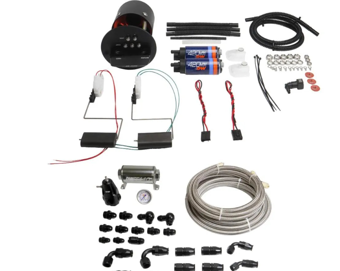 DeatschWerks X2 Module w/ DW420 Pumps & PTFE Plumbing Kit BMW 3-Series 1992-2006