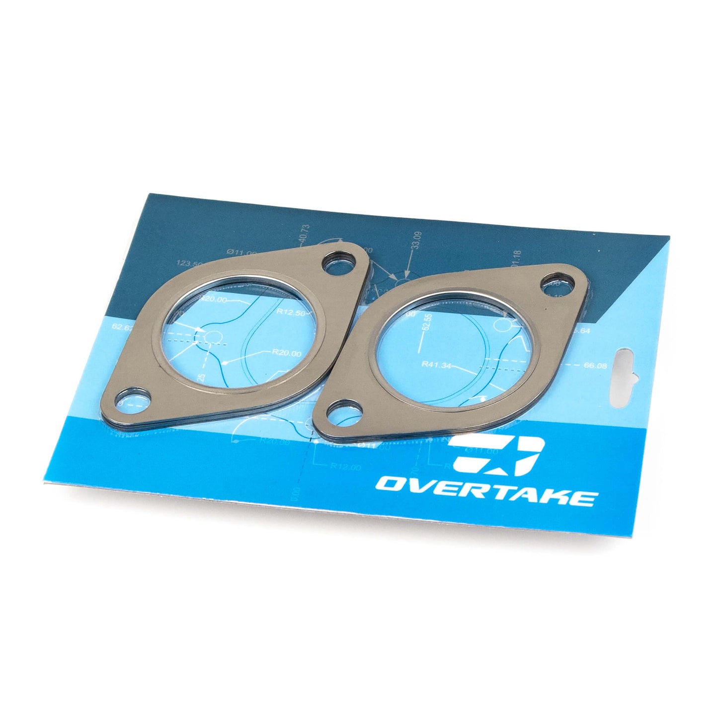 Overtake Exhaust Manifold to Crosspipe Gasket Set 2X Thick - Subaru EJ Engine