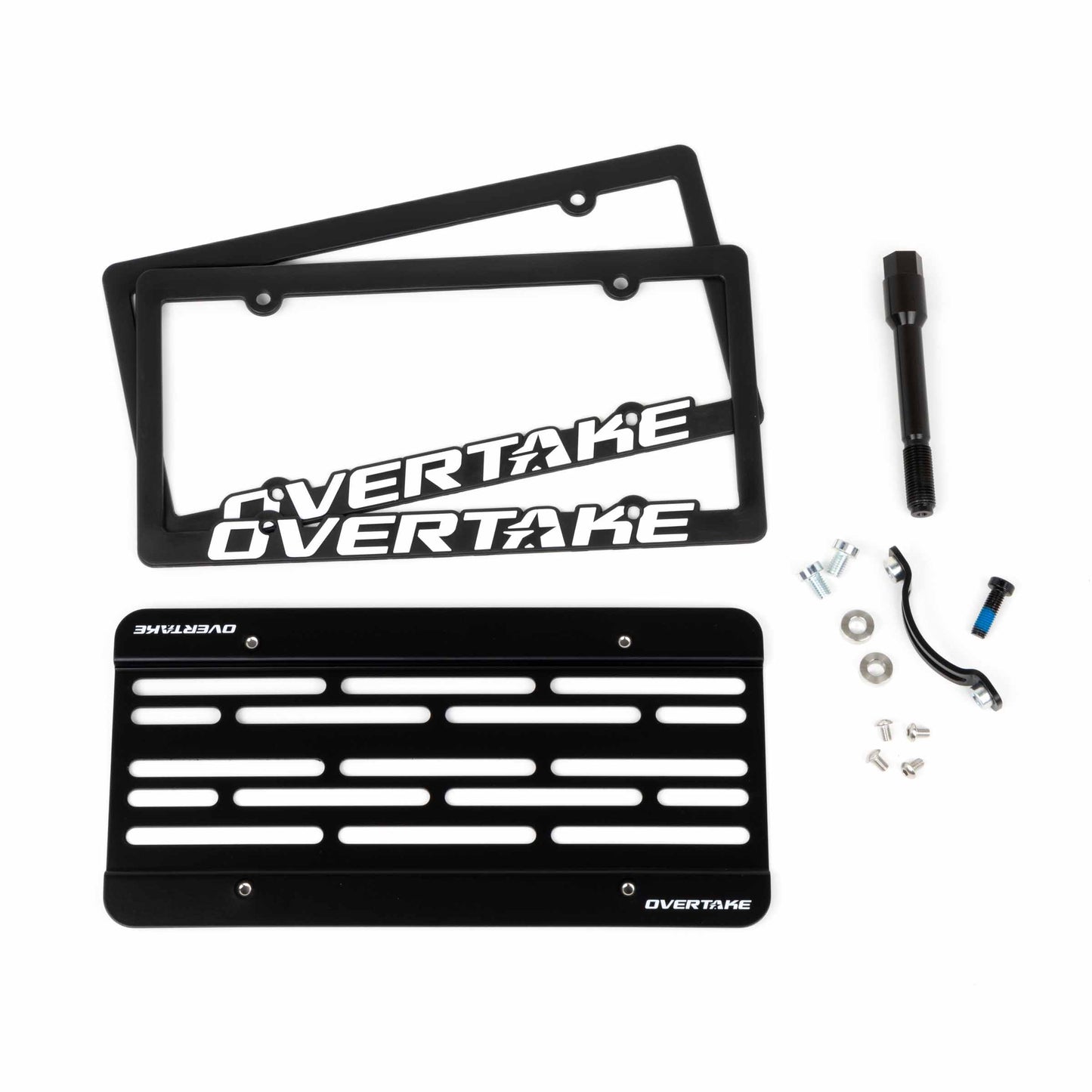 Overtake MaxxAdjust License Plate Relocation Kit - Subaru 02-07 Impreza / WRX / STI