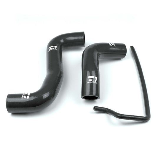 Overtake Radiator Hose Kit BLACK - Subaru 08-14 WRX, 08-21 STI, 09-13 FXT