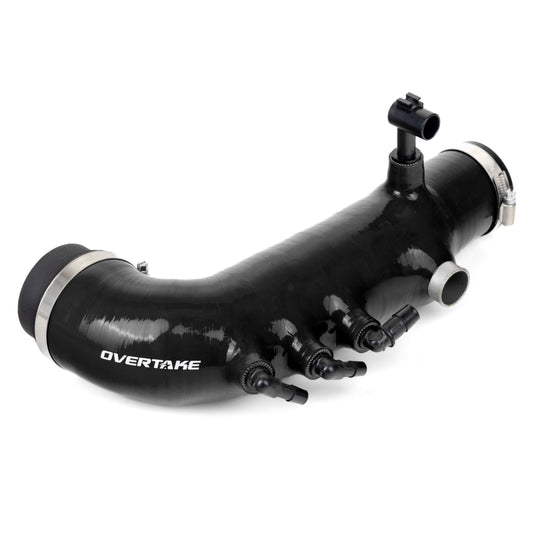 Overtake Silicone Turbo Inlet Hose - Subaru 2008-14 WRX, 2005-09 Legacy GT/Outback XT, 2009-13 Forester XT - Black