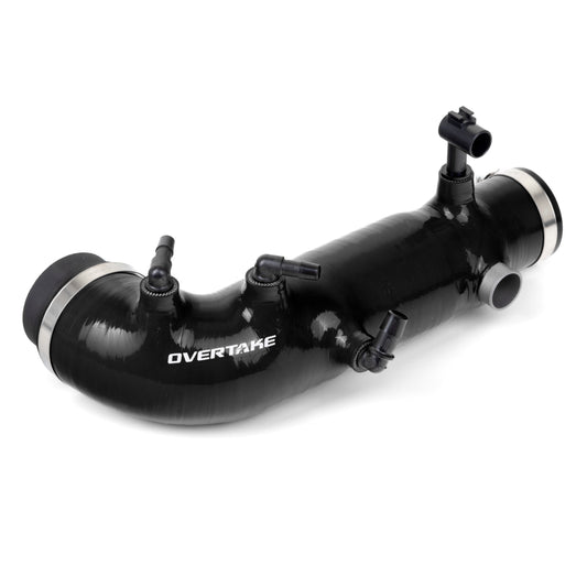 Overtake Silicone Turbo Inlet Hose - Subaru 2004-21 STi, 2002-07 WRX - Black